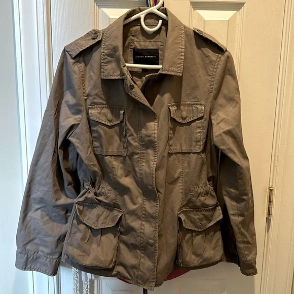 Banana Republic cotton drawstring coat - Picture 1 of 4